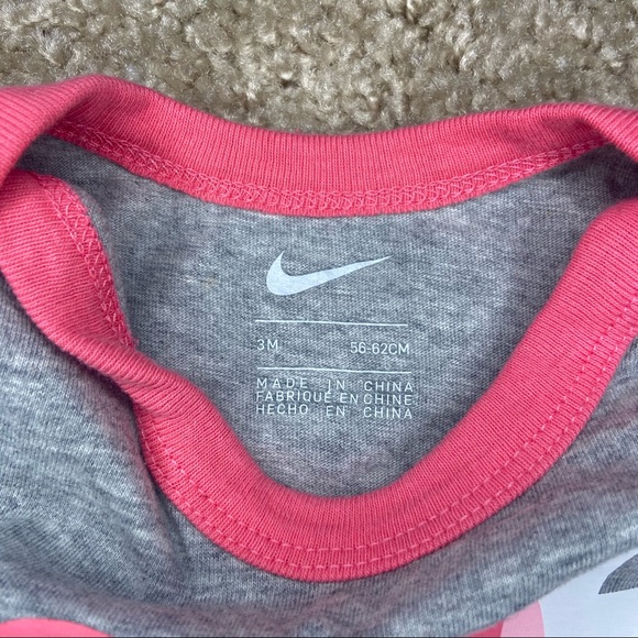 Nike Grey Long Sleeve Bodysuit 3M - Picture 3 of 4